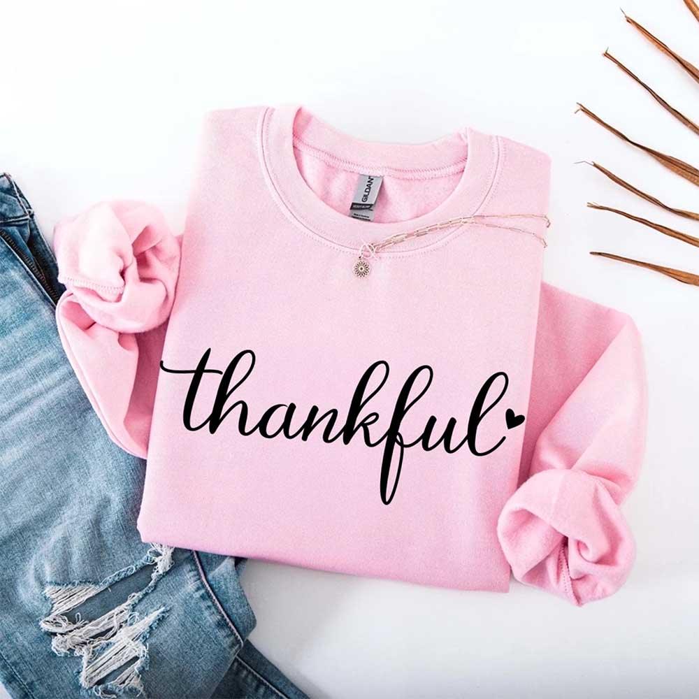 Thankful Fleece Crewneck Sweatshirt