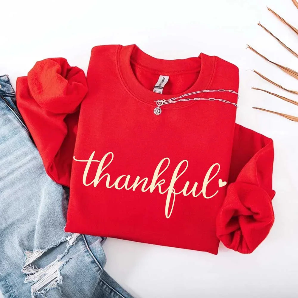 Thankful Fleece Crewneck Sweatshirt