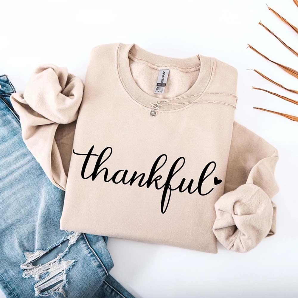 Thankful Fleece Crewneck Sweatshirt
