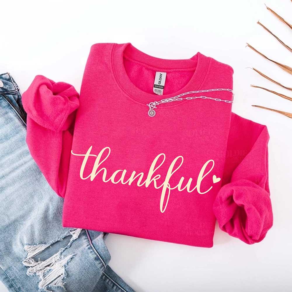 Thankful Fleece Crewneck Sweatshirt