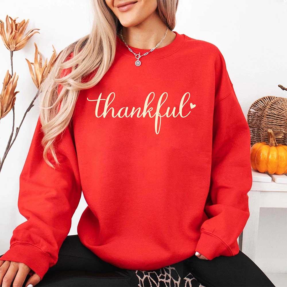 Thankful Fleece Crewneck Sweatshirt