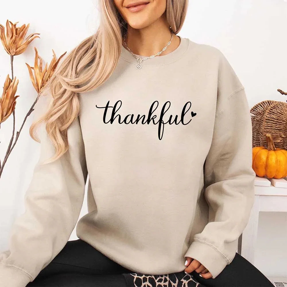 Thankful Fleece Crewneck Sweatshirt