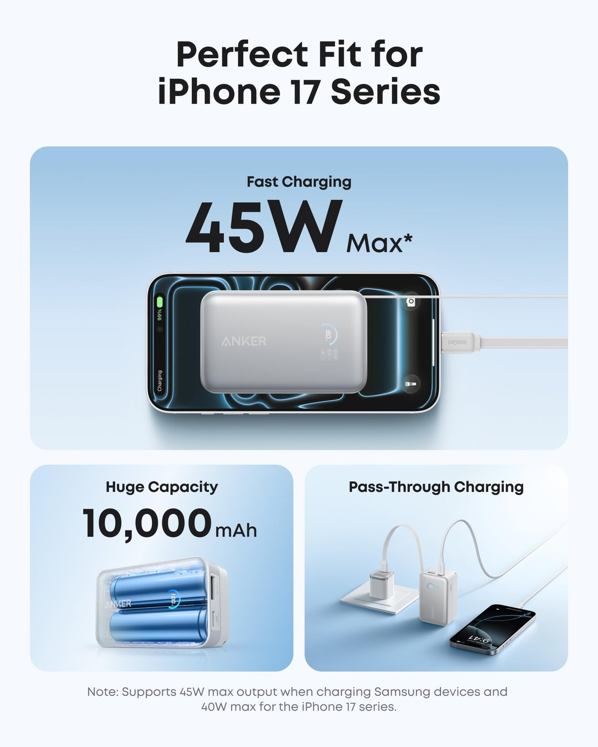 10000mAh 45W Power Bank
