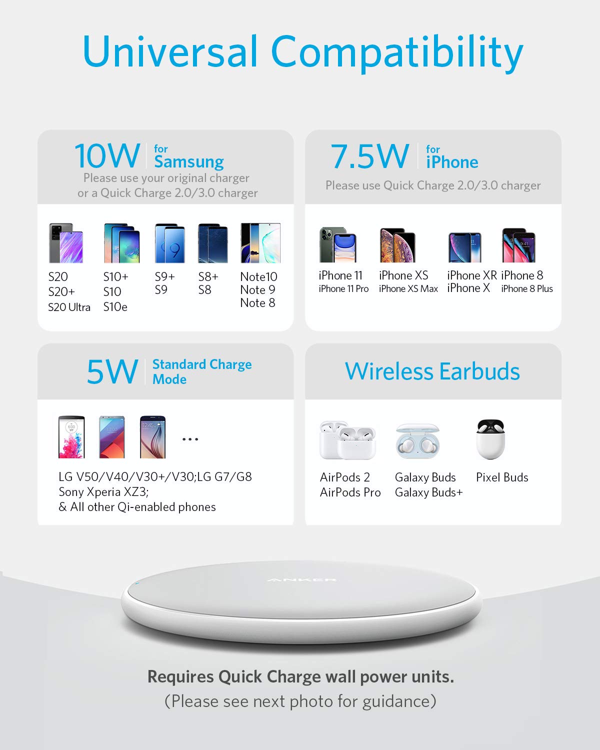 10W Wireless Charging Pad