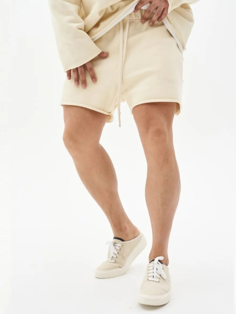 Plus Size Cotton Drawstring Shorts