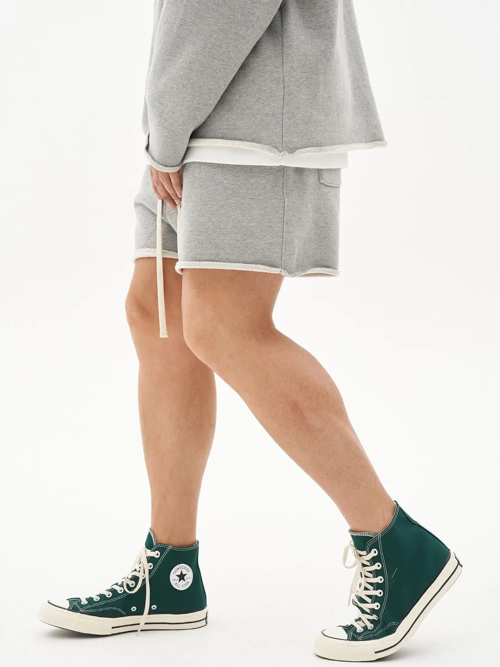Plus Size Cotton Drawstring Shorts