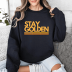Stay Golden Oversized Crew Sweatshirt
