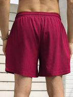 Drawstring Shorts with Pockets