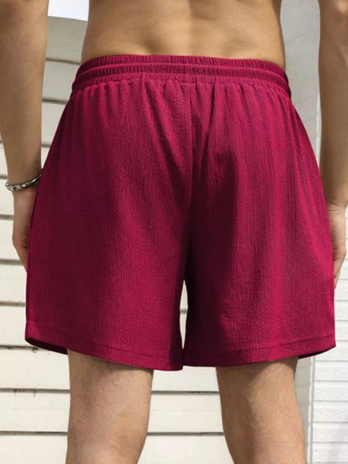 Drawstring Shorts with Pockets