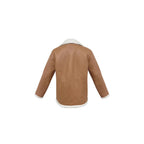 Women's Autumn And Winter Retro Pocket Lapel Button Jacket Fur Coat