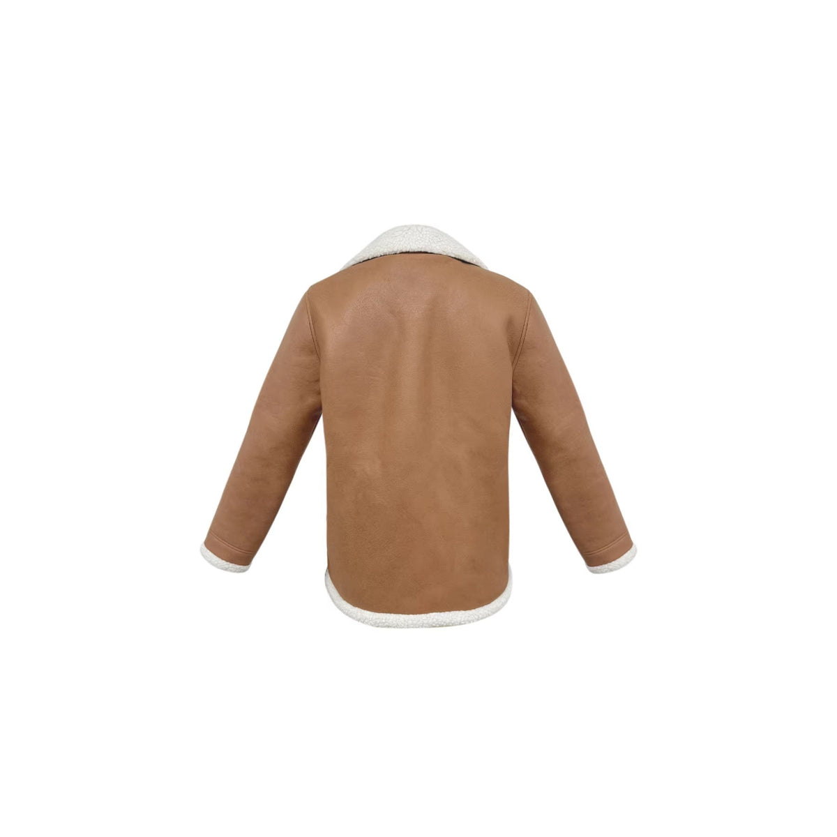 Women's Autumn And Winter Retro Pocket Lapel Button Jacket Fur Coat