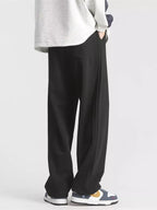 Men's Full Size Casual Loose-Fit Sweatpants with Side Stripes Plus Size