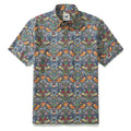 Strawberry Thief Cotton Hawaiian Shirt