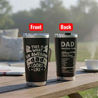 Best Dad Ever Tumbler 20oz Stainless Steel Father's Day Gift