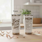 Best Mom Ever 20oz Tumbler Gift Set for Mother's Day & Birthday
