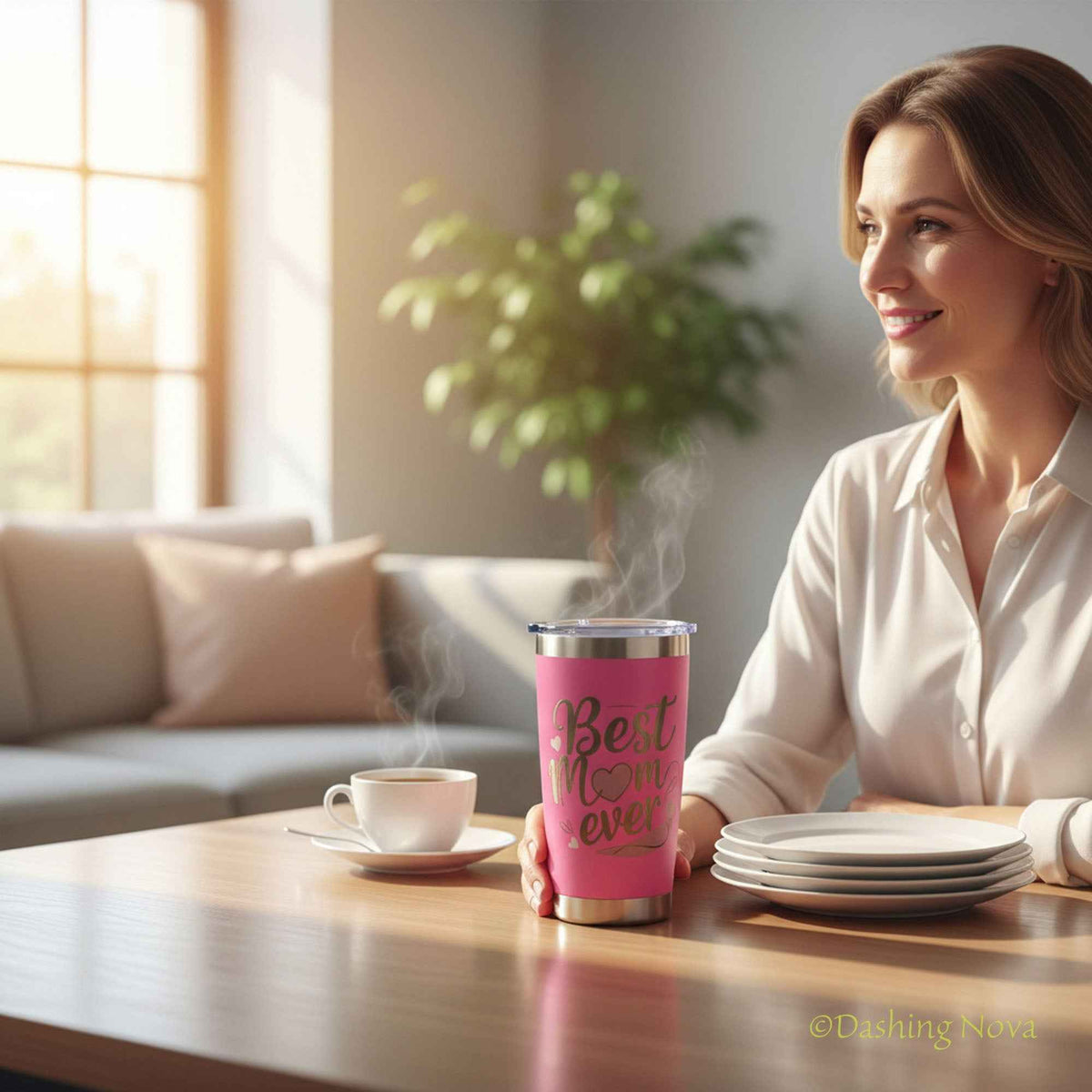Best Mom Ever 20oz Tumbler Gift Set for Mother's Day & Birthday