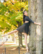 Contemporary High-Low Ballet Wrap Skirt
