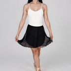 Contemporary High-Low Ballet Wrap Skirt