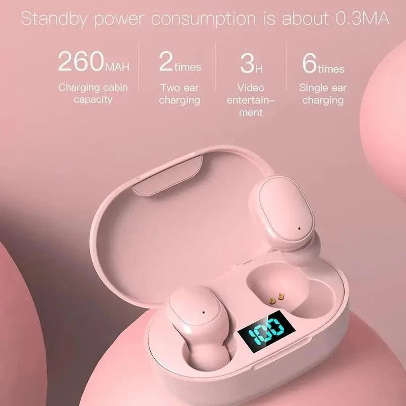 Bluetooth 5.0 LED Display Earbuds