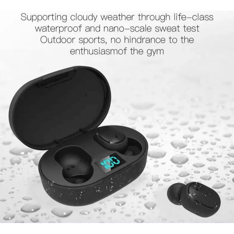 Bluetooth 5.0 LED Display Earbuds