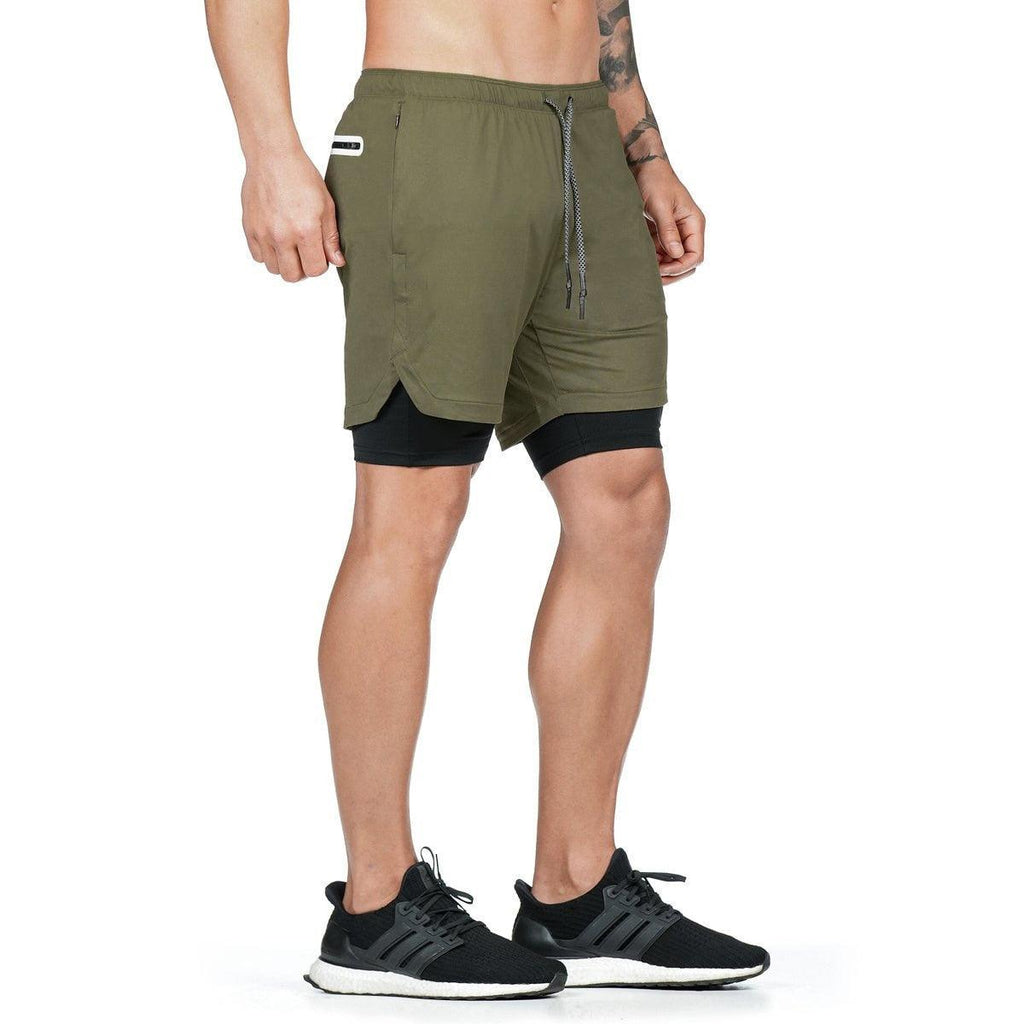 Camo 2-in-1 Running Shorts
