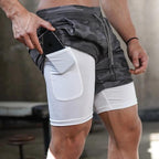 Camo 2-in-1 Running Shorts