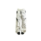 Y2K Vintage White Cargo Jeans - High Waist
