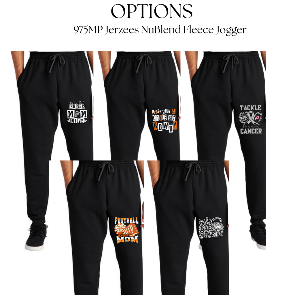Cheer Mom Sweat Pants 975MP Jerzees® NuBlend® Fleece Jogger