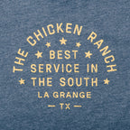 Chicken Ranch Navy Graphic T-Shirt