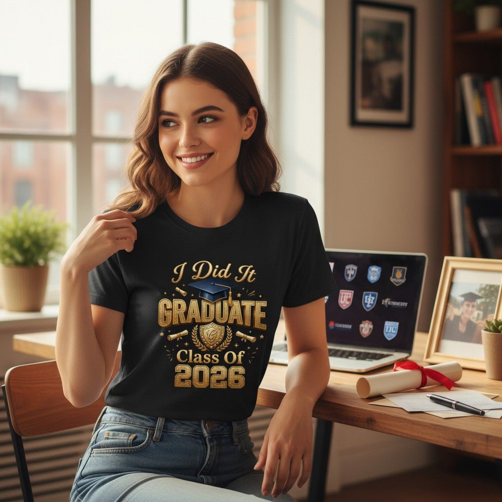 Class Of 2026 Graduate Graphic T-Shirt