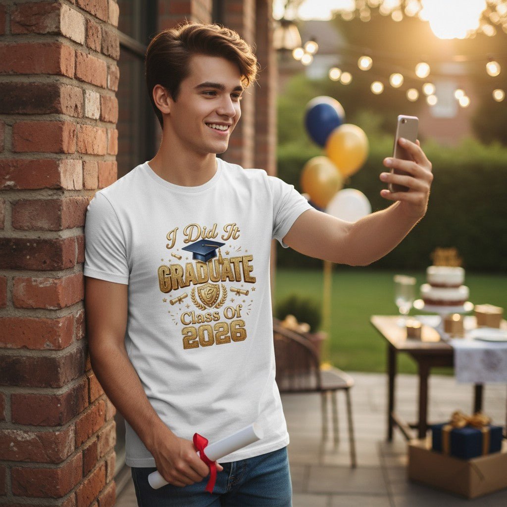 Class Of 2026 Graduate Graphic T-Shirt