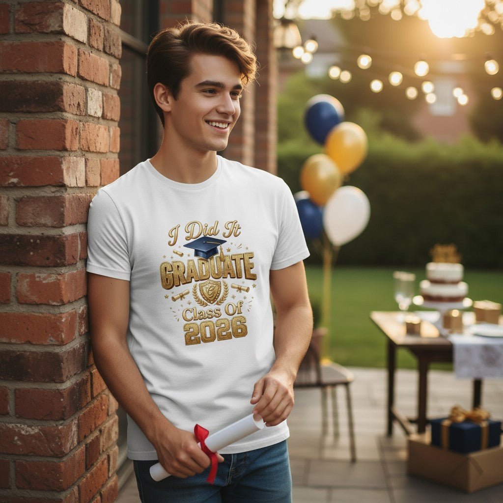 Class Of 2026 Graduate Graphic T-Shirt