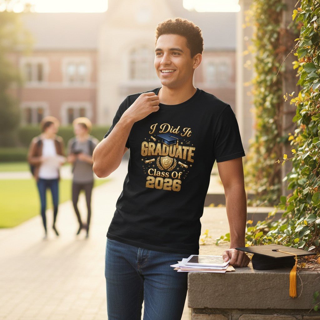 Class Of 2026 Graduate Graphic T-Shirt