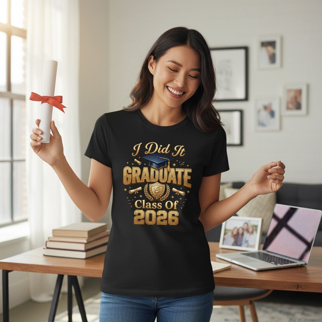 Class Of 2026 Graduate Graphic T-Shirt