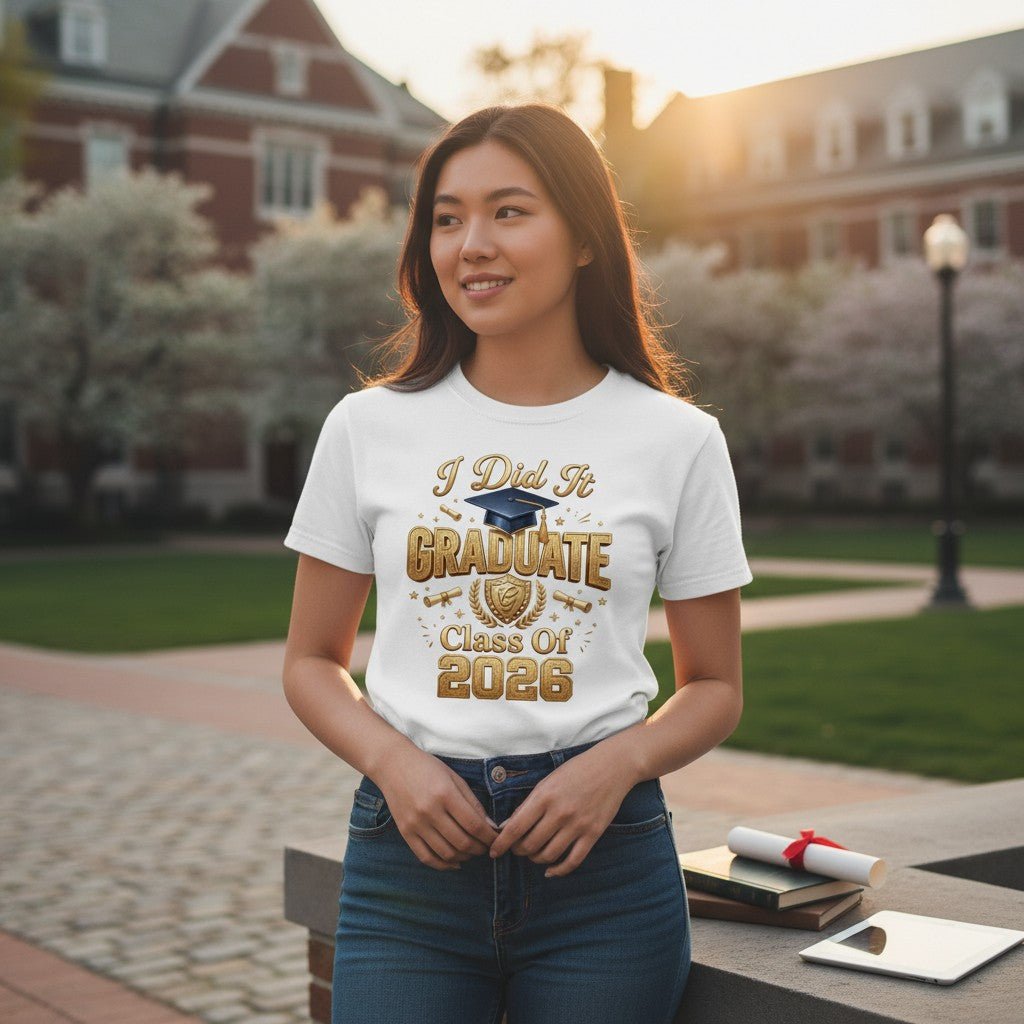 Class Of 2026 Graduate Graphic T-Shirt