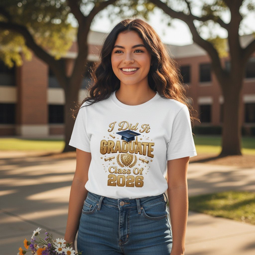 Class Of 2026 Graduate Graphic T-Shirt