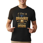 Class Of 2026 Graduate Graphic T-Shirt