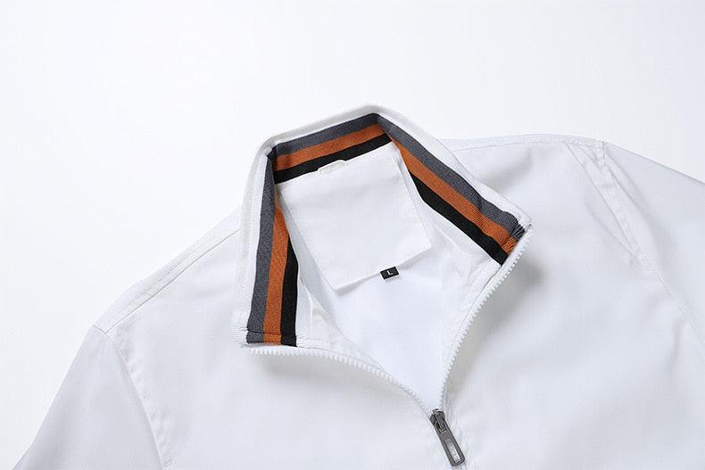 Lightweight Solid Color Windbreaker