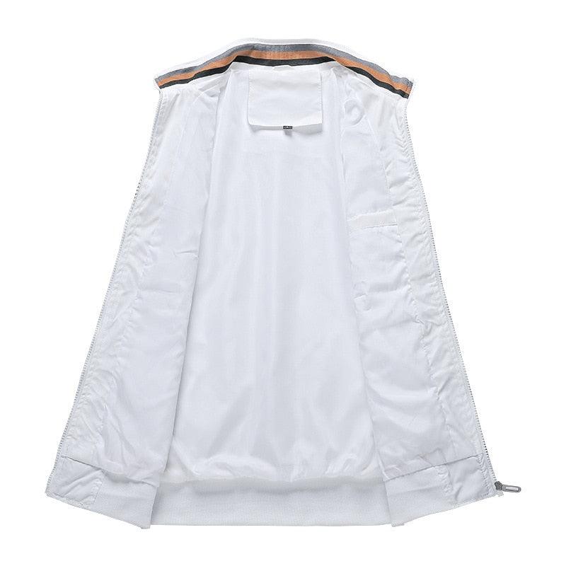 Lightweight Solid Color Windbreaker