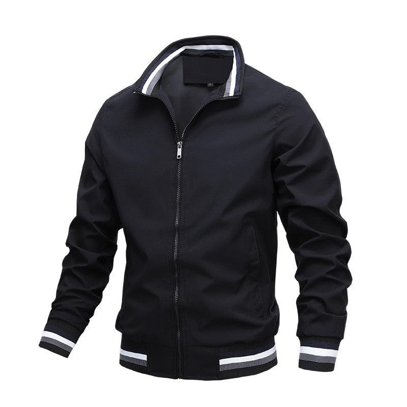 Lightweight Solid Color Windbreaker