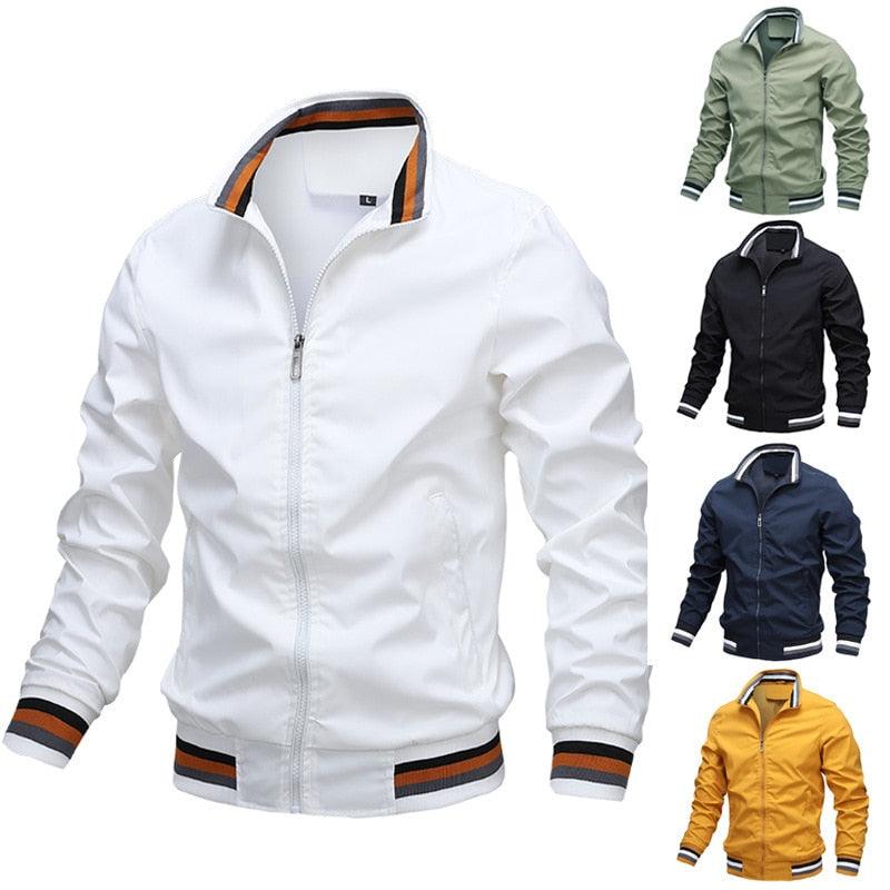 Lightweight Solid Color Windbreaker