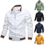 Lightweight Solid Color Windbreaker