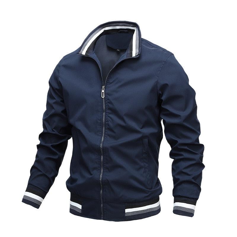 Lightweight Solid Color Windbreaker