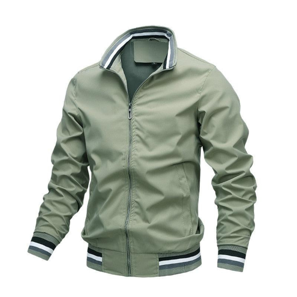 Lightweight Solid Color Windbreaker