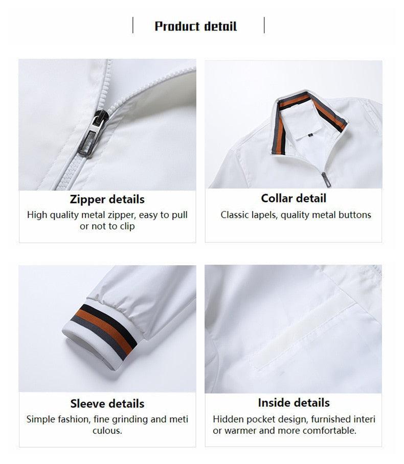 Lightweight Solid Color Windbreaker