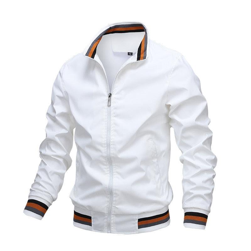 Lightweight Solid Color Windbreaker