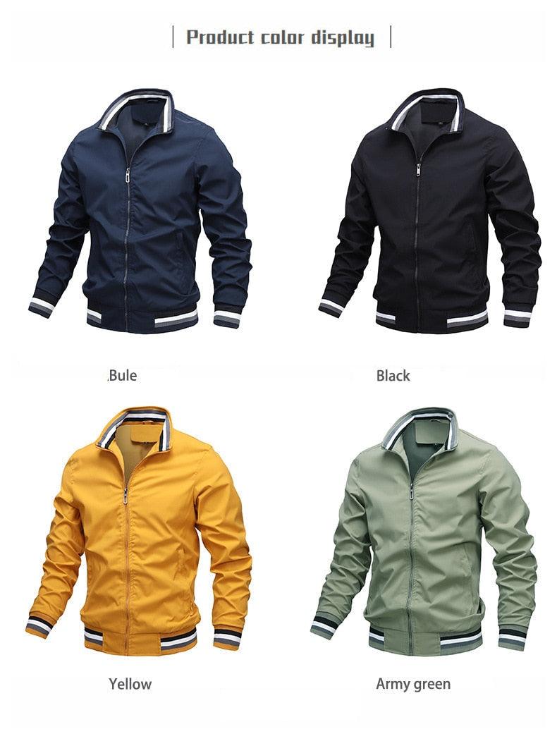 Lightweight Solid Color Windbreaker