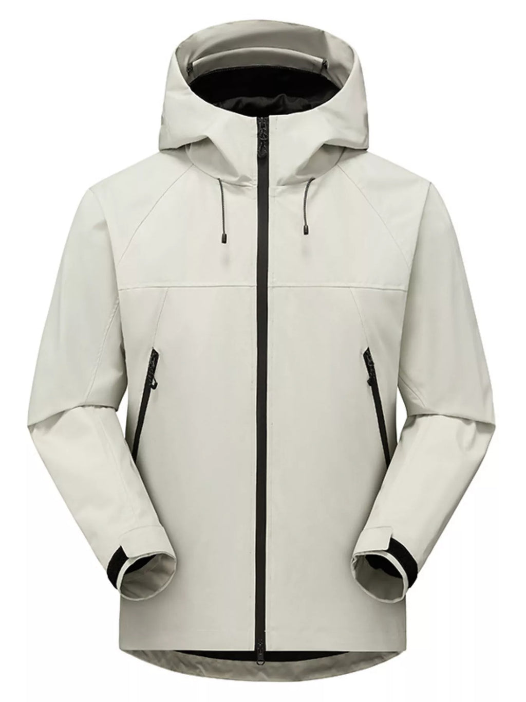 Men's Full Size Waterproof Hooded Zip Up Jacket Plus Size