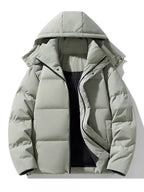 Men's Plus Size Hooded Padded Winter Puffer Jacket