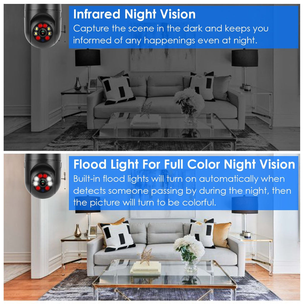 E27 1080P WiFi Bulb Camera